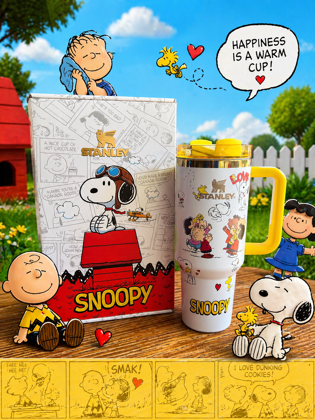 Snoopy & Peanuts 40oz Tumblers Multiple Styles