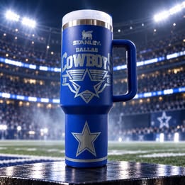 Dallas Cowboys-Inspired Tumblers – 3 Designs