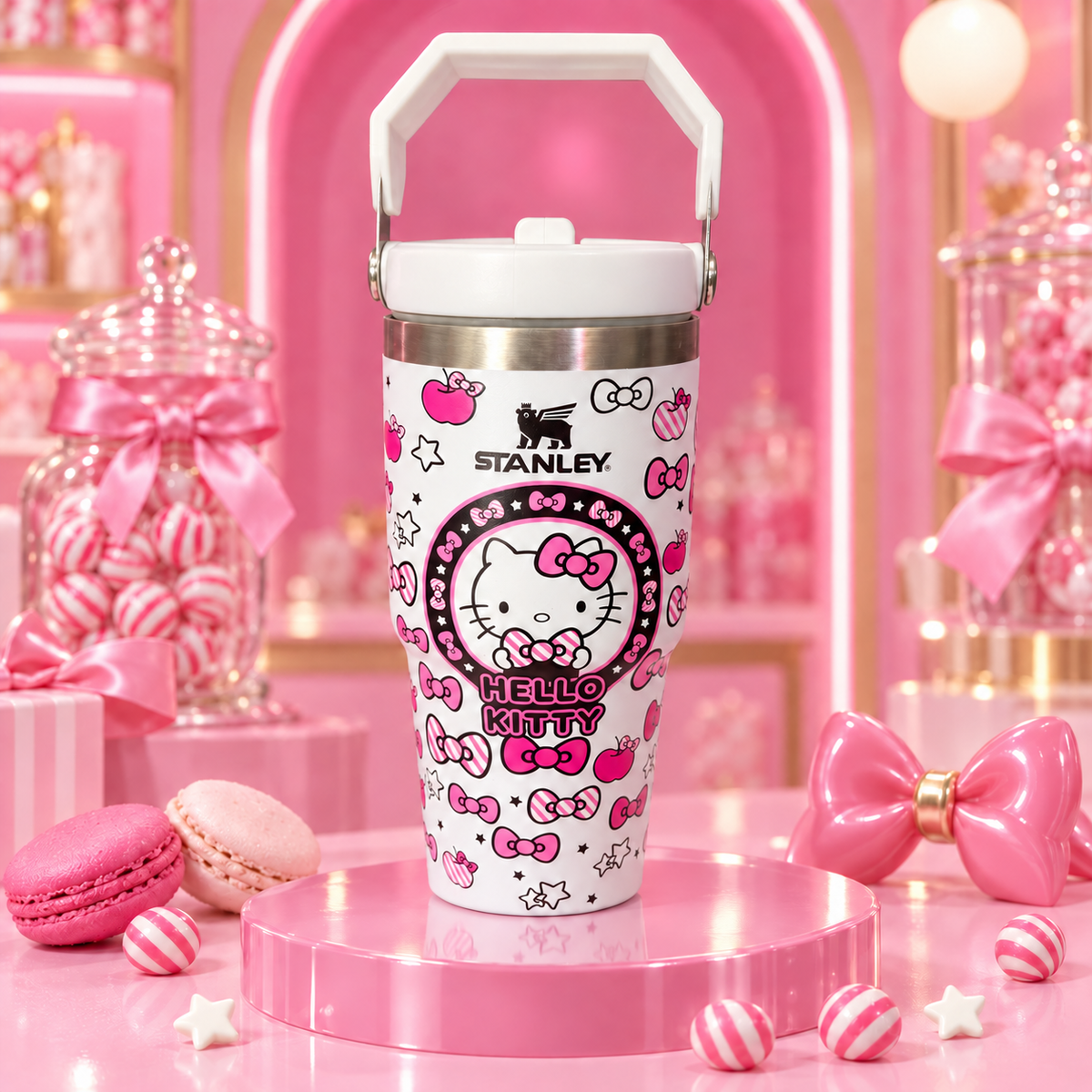 Hello Kitty Stanley Style Tumbler | 20oz Tumbler