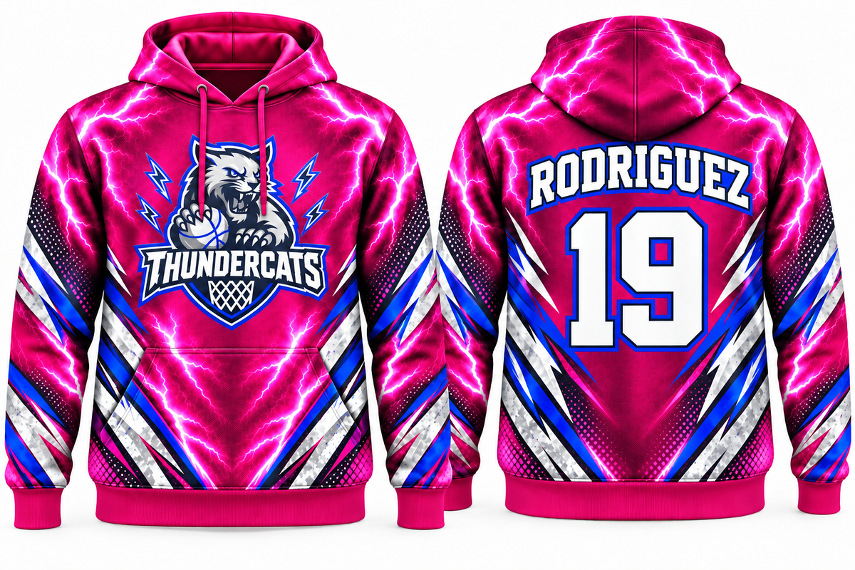 Pink Lady Thundercats team hoodie