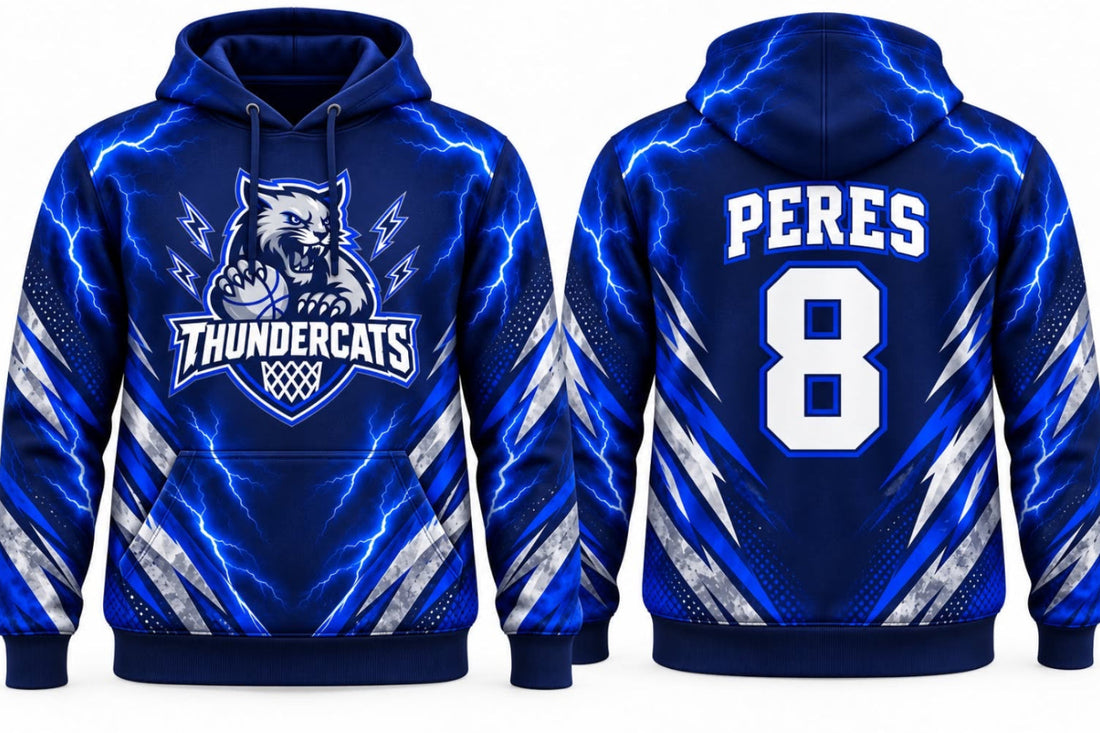 Royal blue San Antonio Thundercats team hoodie