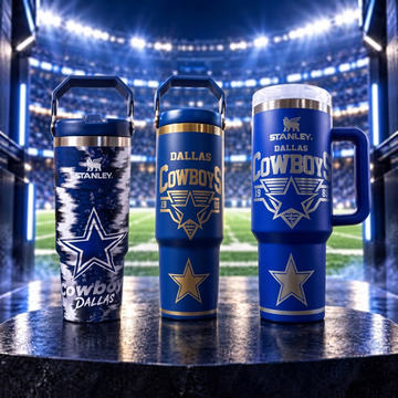 Dallas Cowboys-Inspired Tumblers – 3 Designs
